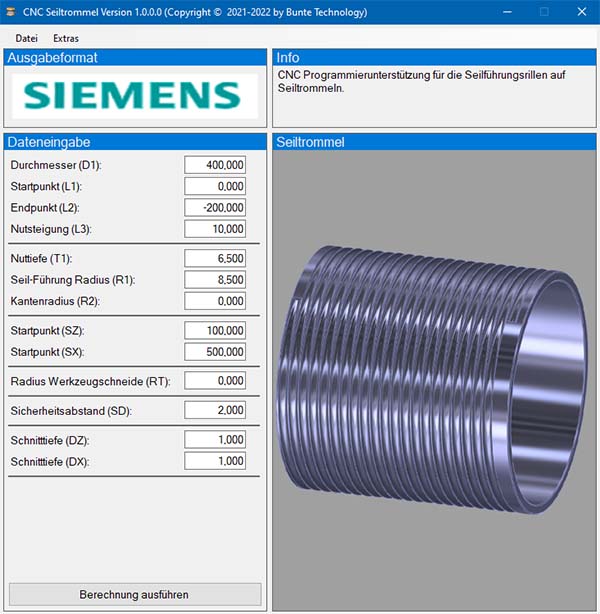 CNC-Seiltrommel